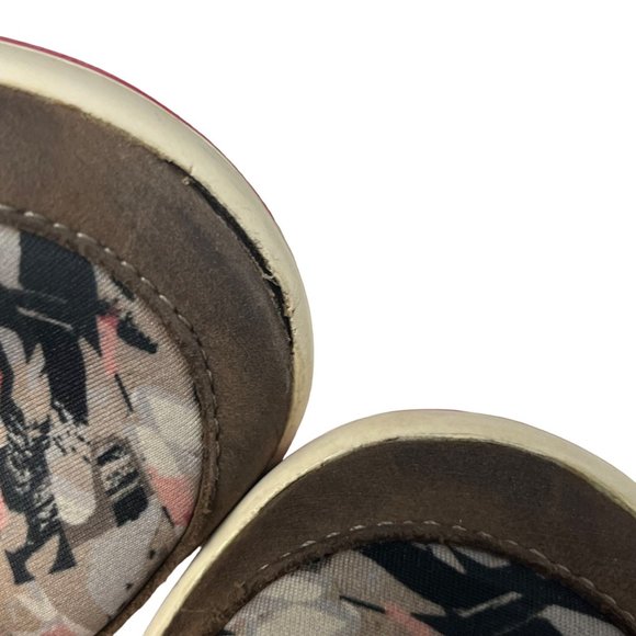 Plae SIZE 8.5 WOMENS Prospect Rose Granite Tie Sneakers Pink Grey Taupe Beige - Picture 12 of 12